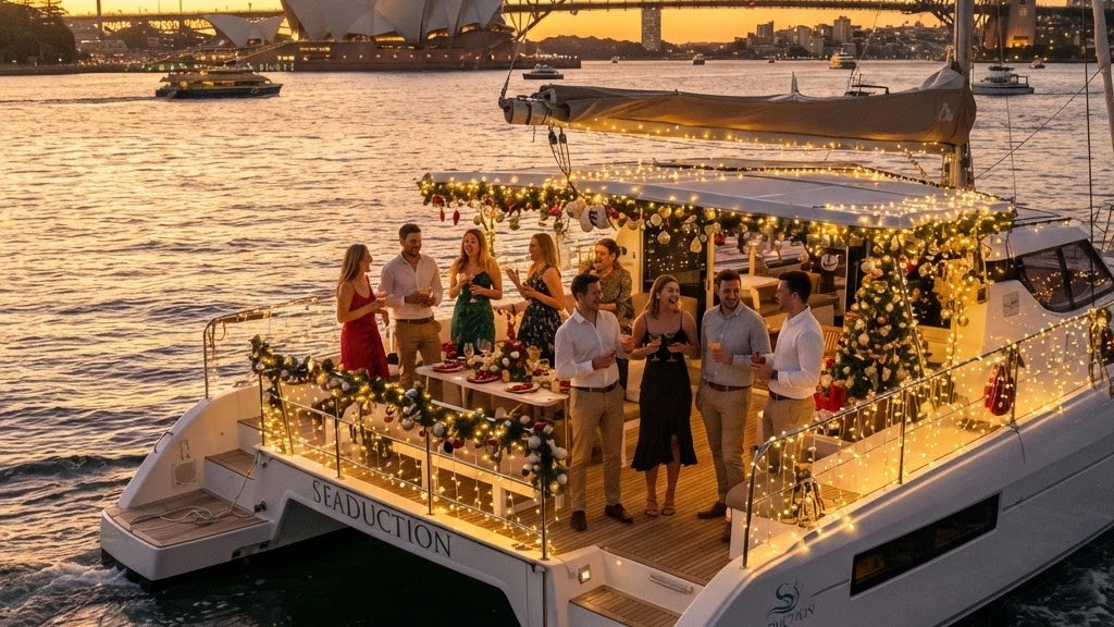Christmas Party on a Catamaran: Sydney Harbour’s Best End-of-Year Venue