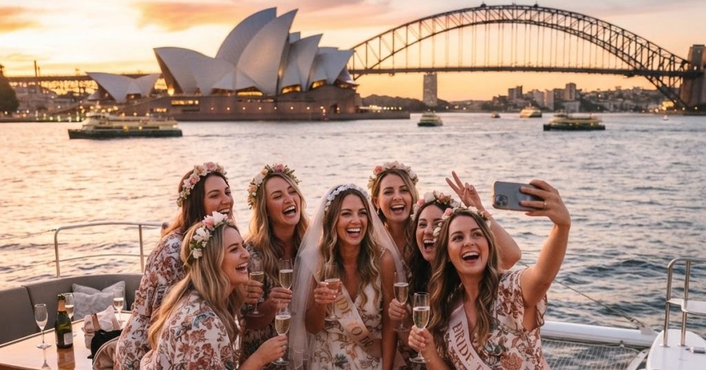 Photo Ideas for Your Hens Party on Sydney Harbour