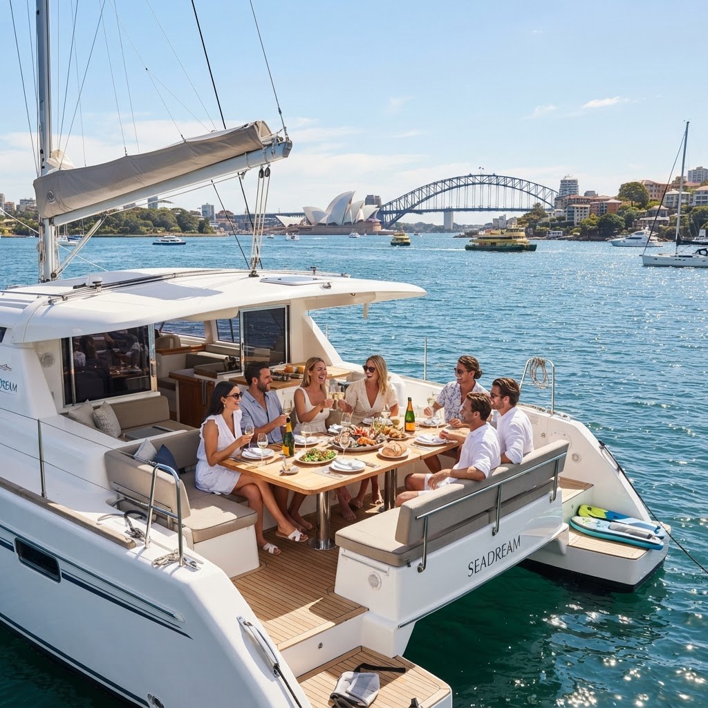 Sydney Harbour Lunch Cruises: Private Catamaran vs Big Boat Buffet
